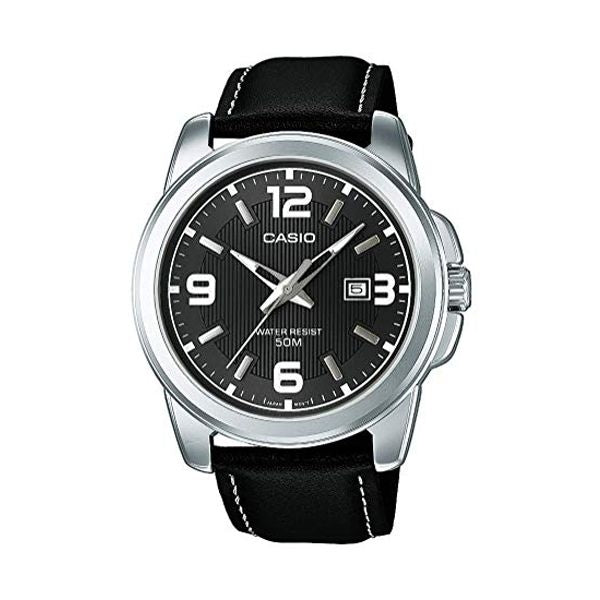 CASIO COLLECTION BOLD DATE - LEATHER. BLACK — Ansicht 1