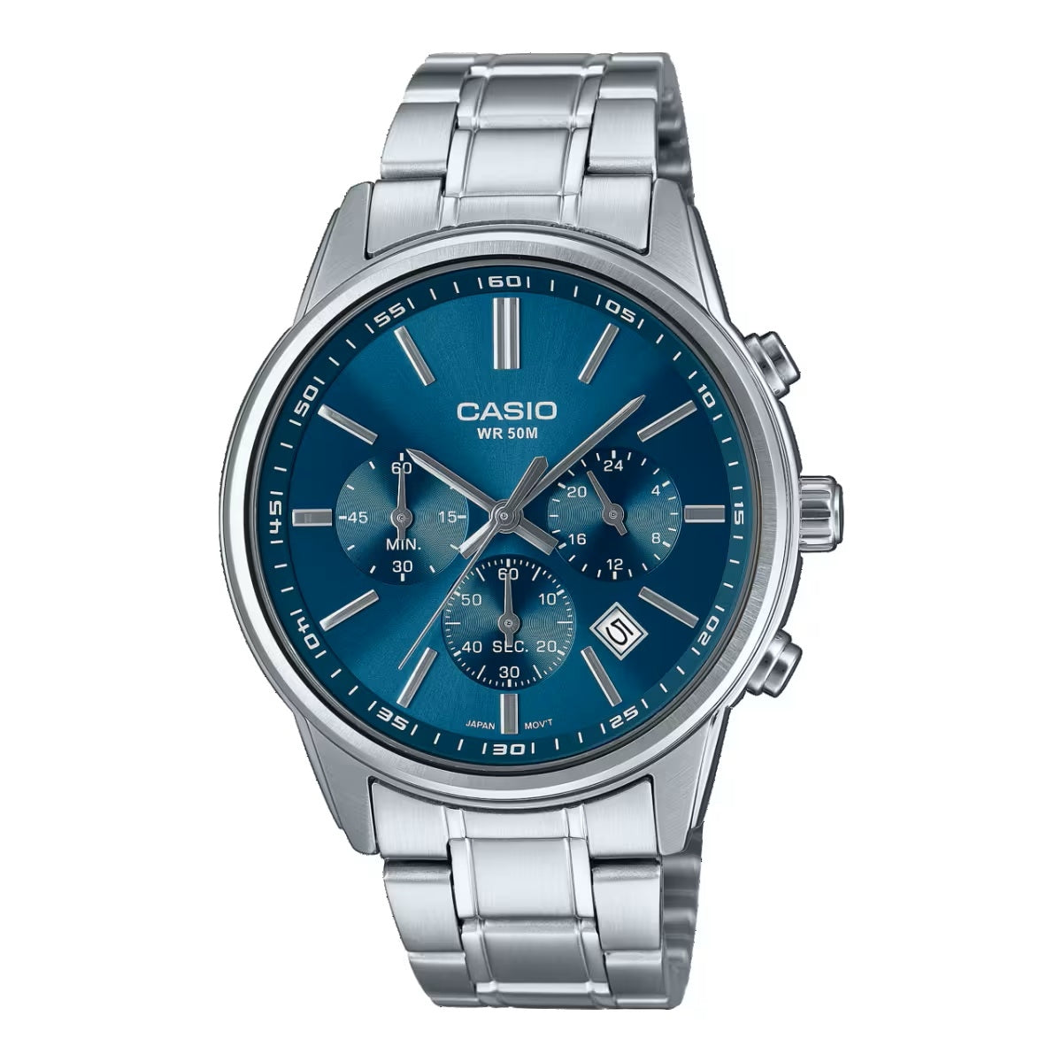 CASIO COLLECTION CHRONO DATE - BLUE — Ansicht 1