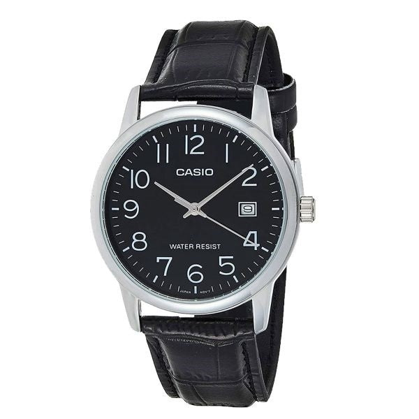 CASIO COLLECTION DATE, LEATHER - BLACK — Ansicht 1
