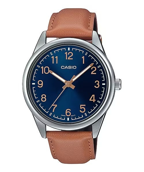 CASIO COLLECTION CASUAL, LEATHER - BLUE — Ansicht 1