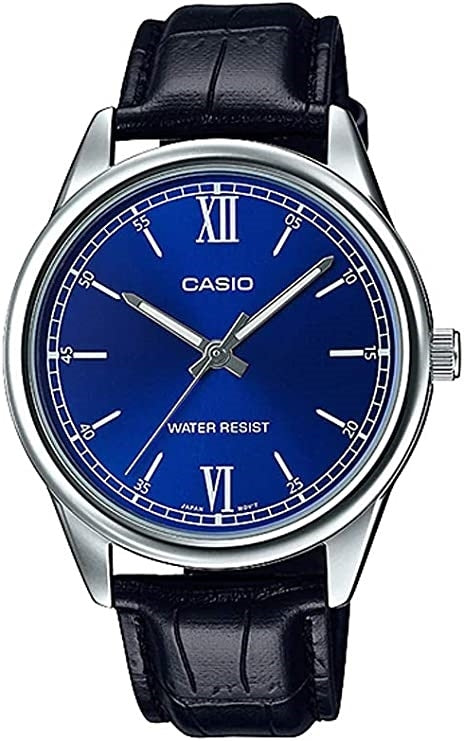 CASIO COLLECTION CASUAL - LEATHER, BLUE — Ansicht 1