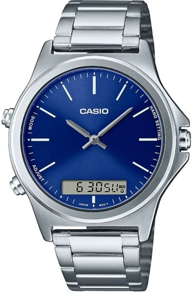 CASIO COLLECTION ANA-DIGIT ALARM - BLUE — Ansicht 1