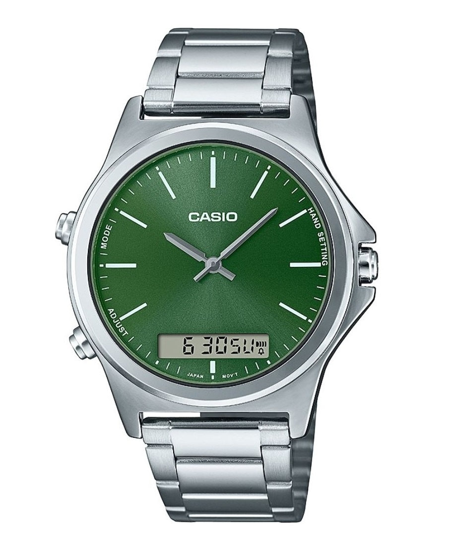 CASIO COLLECTION ANA-DIGIT ALARM - FOREST GREEN — Ansicht 1