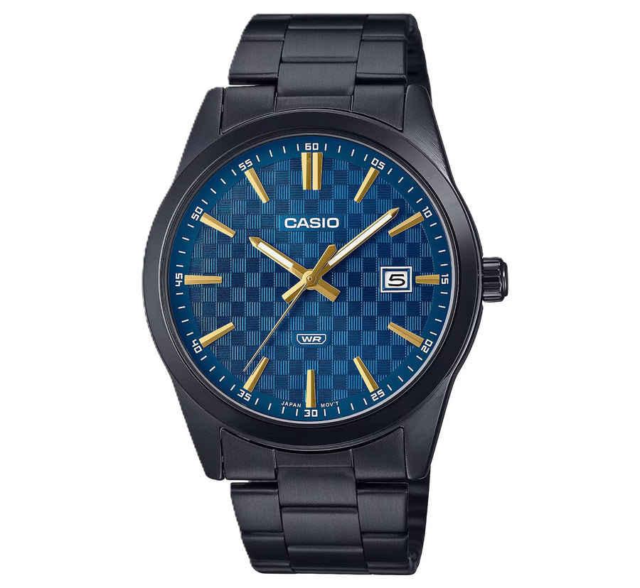 CASIO COLLECTION DATE - CARBON LOOK - BLUE — Ansicht 1