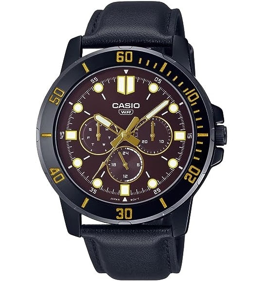 CASIO COLLECTION DIVER MULTIFUCTION BLACK - BROWN — Ansicht 1