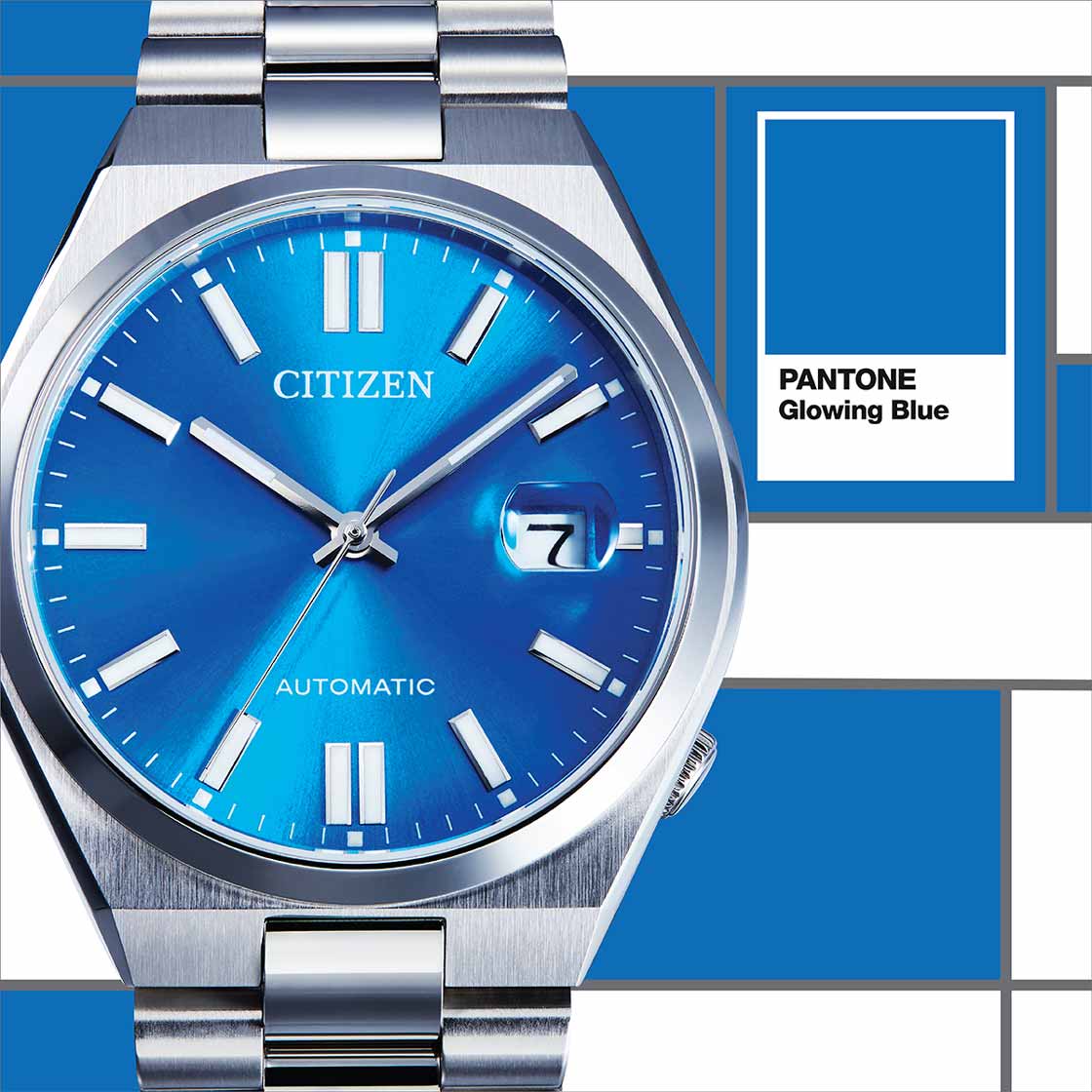 CITIZEN X PANTONE TSUYOSA AUTOMATIC GLOWING BLUE - LIMITED EDITION WATCH — Ansicht 2