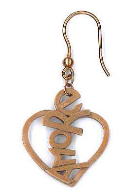 AMBROSINI JEWELS - ORECCHINI ARGENTO 925° cuore finitura rosé satinata — Ansicht 1