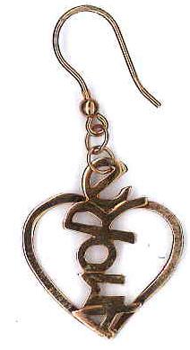 AMBROSINI JEWELS - ORECCHINI ARGENTO 925° cuore finitura rosé lucida — Ansicht 1