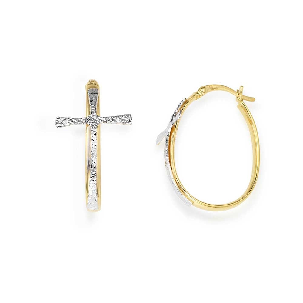 AMEN CERCHIO CROCE ARGENTO GOLD — Ansicht 1