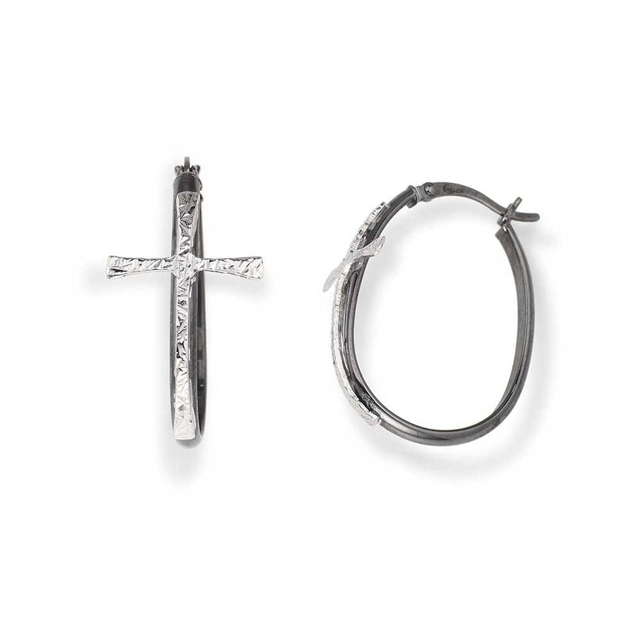 AMEN CERCHIO CROCE ARGENTO BLACK — Ansicht 1