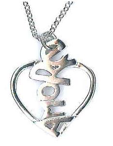 AMBROSINI JEWELS - PENDENTE ARGENTO 925Â° cuore finitura bianca lucida — Ansicht 1