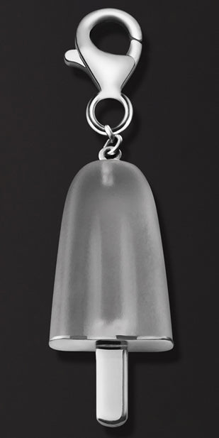 AMBROSINI JEWELS - PENDENTE ARGENTO 925Â° ghiacciolo finitura bianca pietra ghiaccio piccolo (21x14 mm) — Ansicht 1