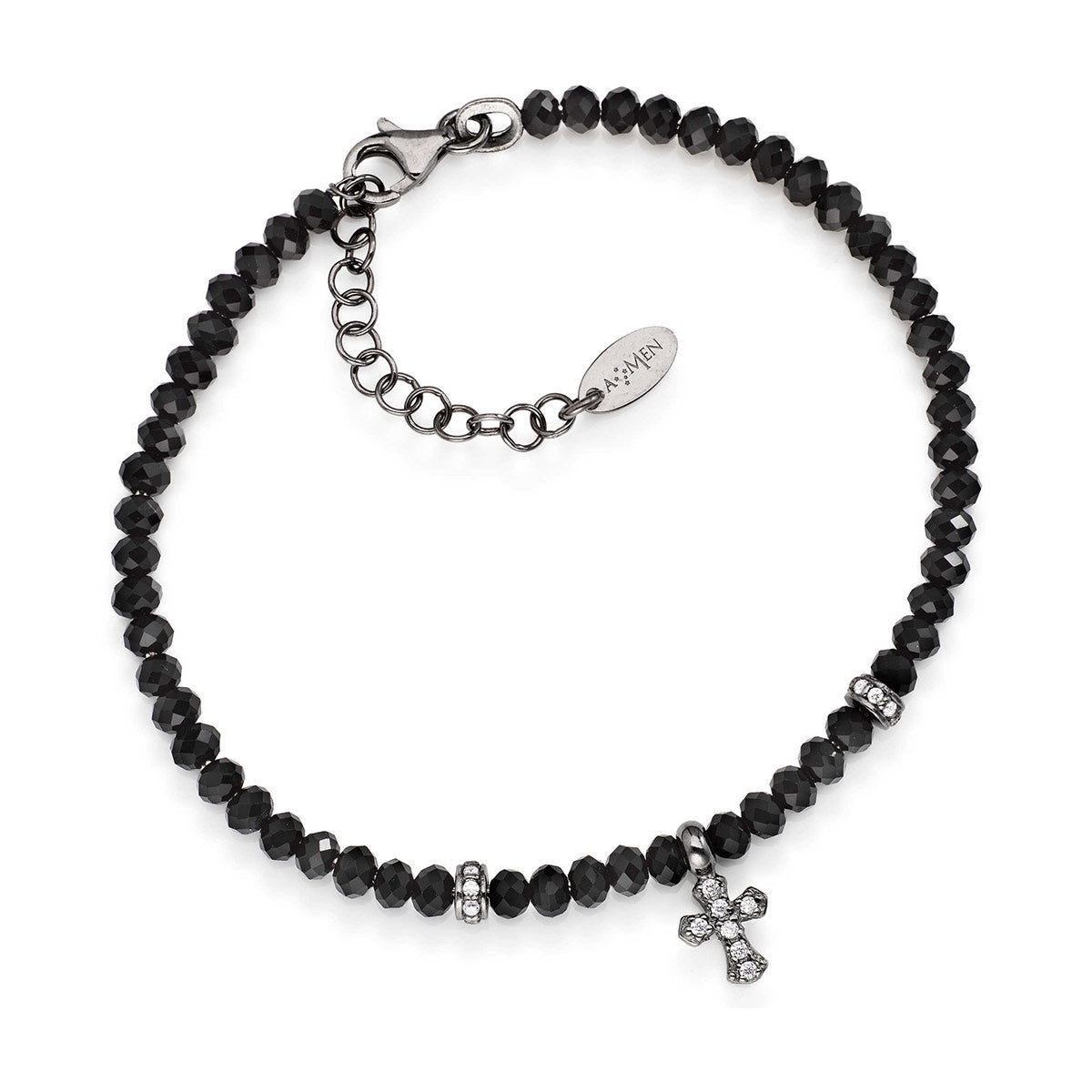 AMEN CROCE E PIETRE DURE BLACK — Ansicht 1
