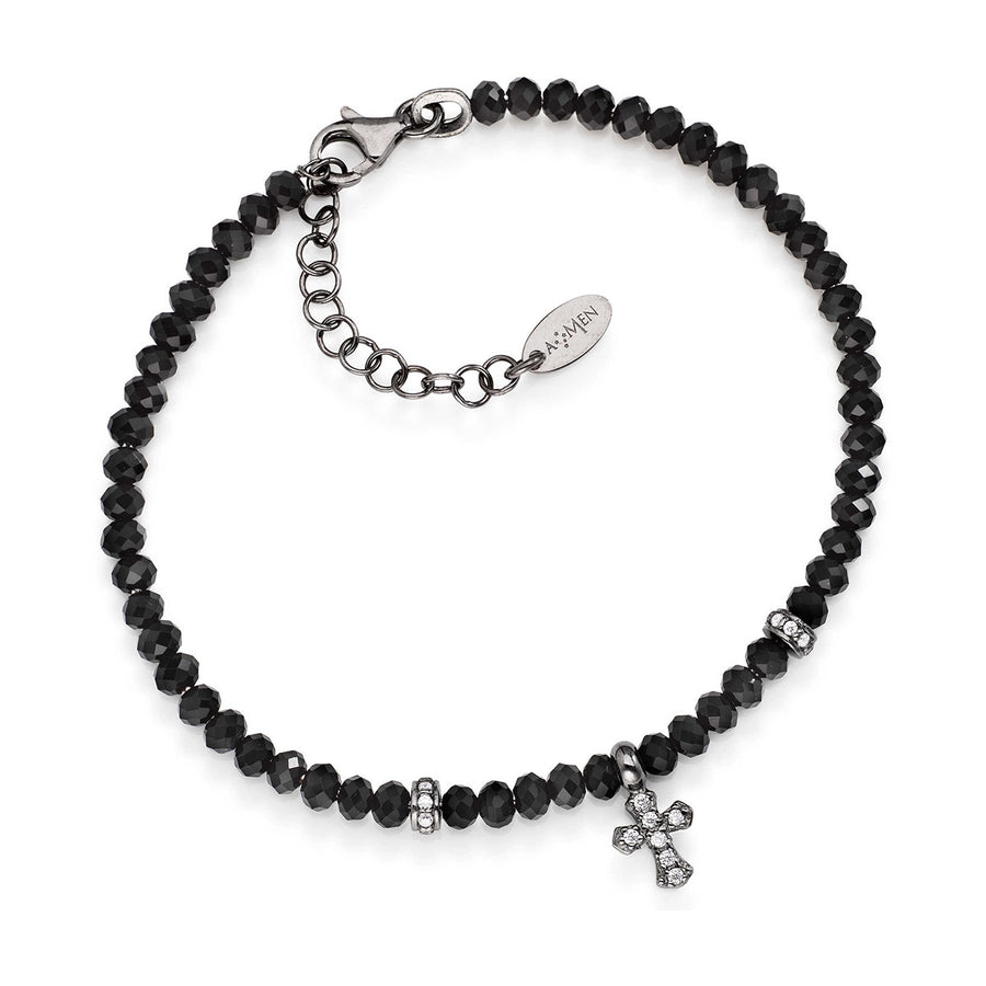 AMEN CROCE E PIETRE DURE BLACK — Ansicht 1