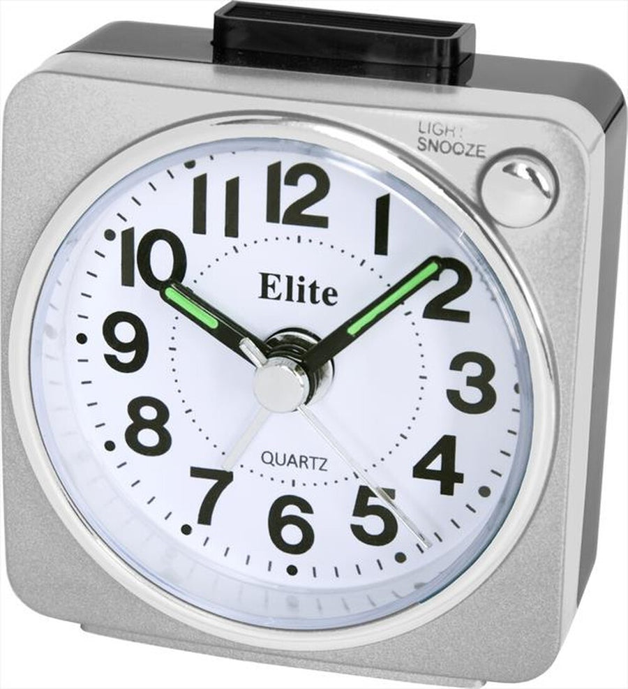 ELITE SVEGLIA ANALOGICA ARGENTO/ SILVER ALARM CLOCK — Ansicht 1