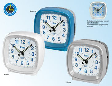 ELITE SVEGLIA ANALOGICA GRIGIA/ GREY ALARM CLOCK — Ansicht 1