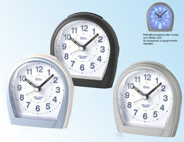 ELITE SVEGLIA ANALOGICA AZZURRO/ LIGHT BLUE ALARM CLOCK — Ansicht 1