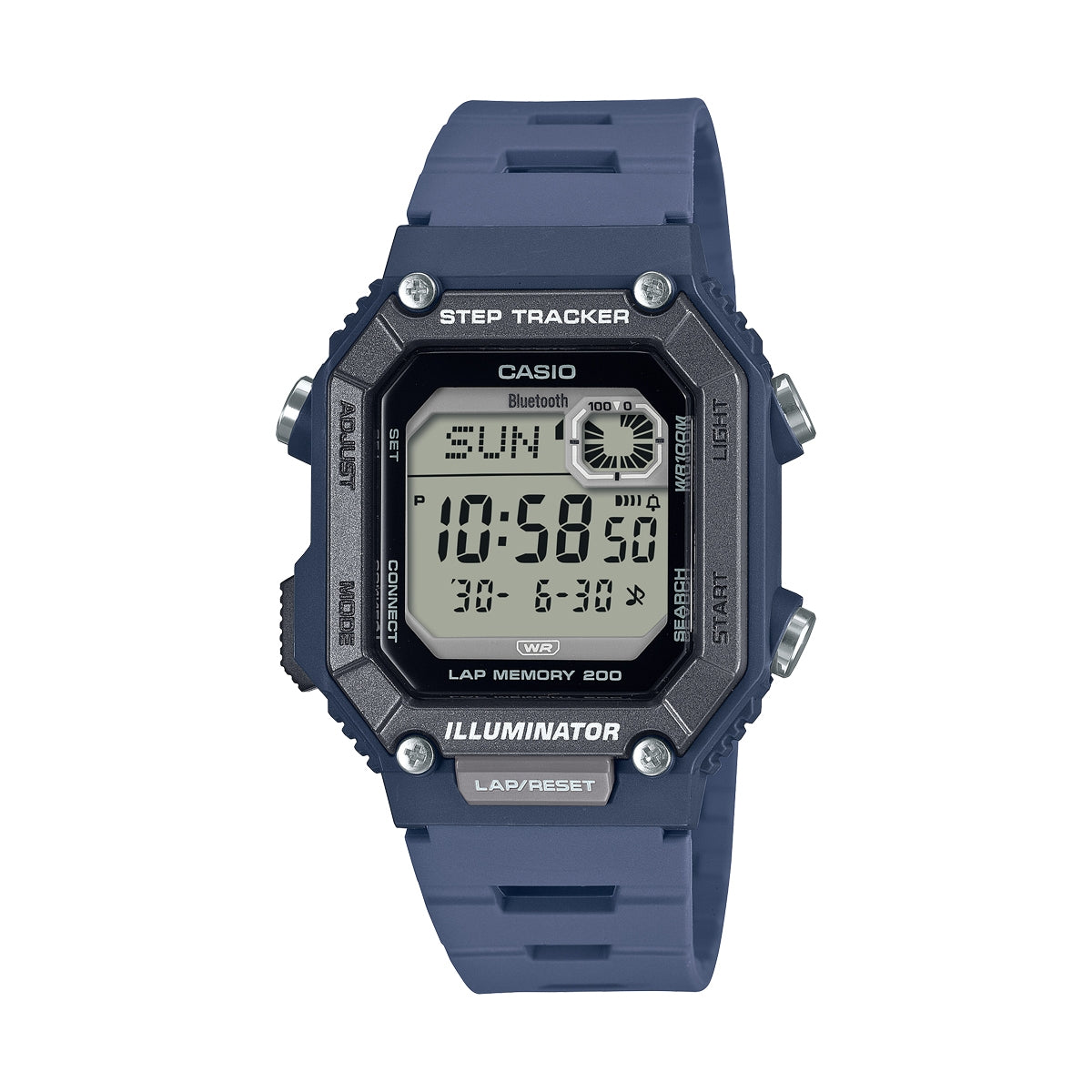 CASIO COLLECTION STEP TRACKER LAP 200 Bluetooth - BLUE — Ansicht 6